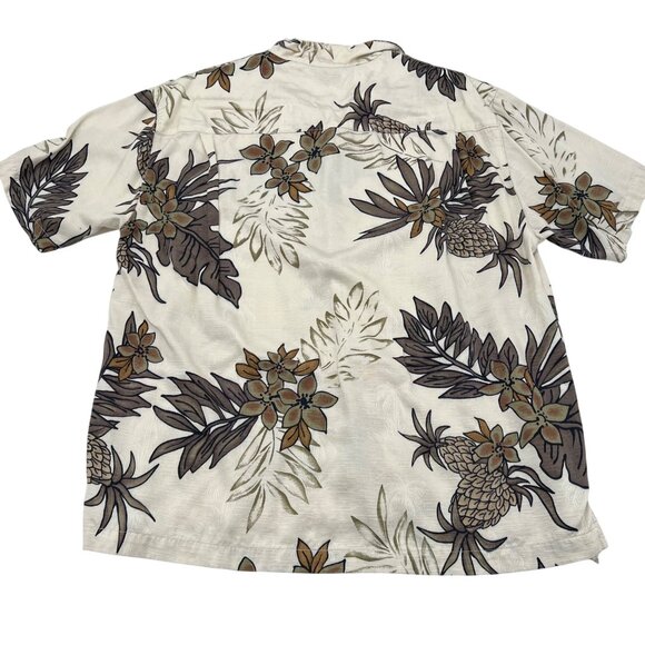 Havana Jacks Cafe Tropical Breeze Wear Rayon Floral Hawaiian Shirt L - Picture 5 of 5